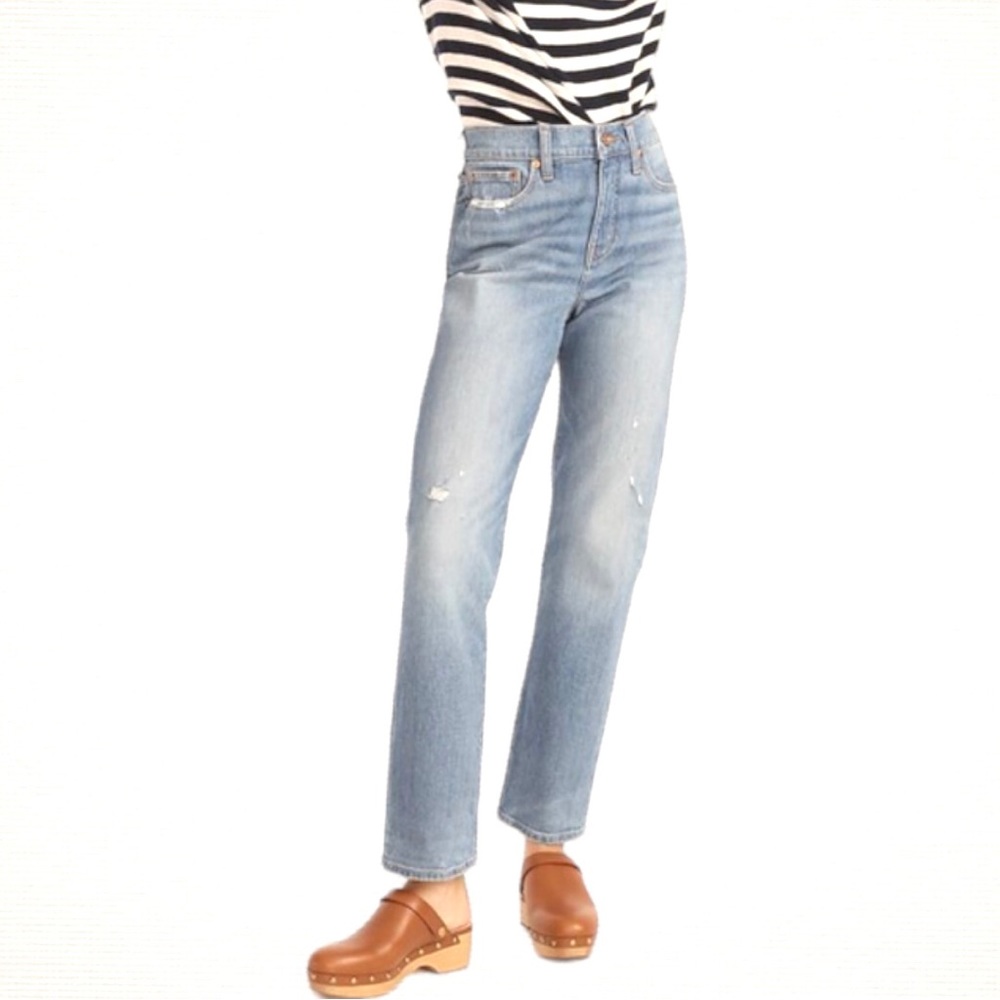 J.Crew Light Wash 90’s Classic Straight High Rise Jeans Size 31 New